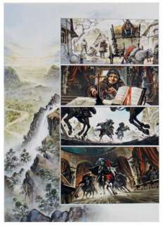 Grella, Paolo & Giroud, Franck Galkiddek | Planche originale à l’acrylique | Cornette de St Cyr