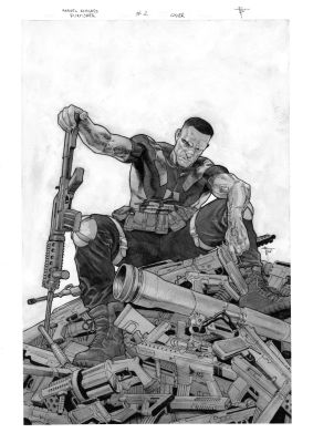 Francesco Mobili | Marvel Knights: Punisher #2 Cover | Kirby’s Comic Art