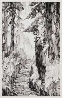 Bernie Wrightson original study of â€œDr. Frankensteinâ€. | Profiles in History