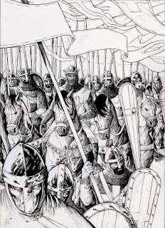 Pontet | Maledictis, ensemble de quatre planches relatives … | Banque Dessinée