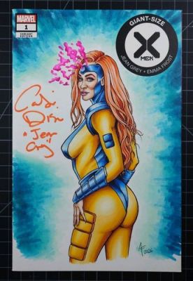 Giant Size X-Men 1 Blank Original Art SIGNED BY CATHERINE DISHER Jean Grey Voice | eBay US (Buy It Now)