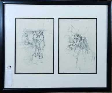 PELLERIN 1998 Crayonné à la mine de plomb (double album) : -… | Laval Enchères