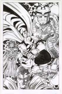 Walter Simonson | Created for auction, 11x17 | Hero Initiative