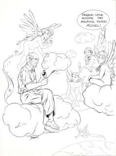 Legein | Illustration Ã  l’encre de Chine pour un hommage Ã… | Banque Dessinée