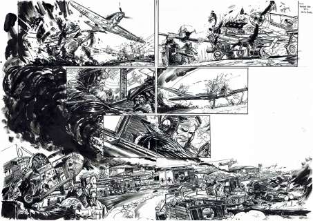 Keith BURNS - Johnny Red Issue 2 Page 10 et 11