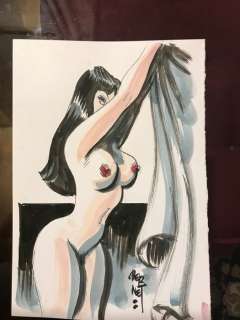 Jordi Bernet - Illustrazione originale "Chiara" - Loose page | Catawiki