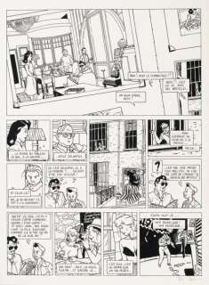 Benoit Ted | Planche 25 du tome 2 de la série Ray Banana, Cité Lumière... | Vermot et Associés