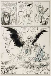 FOREST Jean - Lot 503 - Claude Barbarella Planche mythique de la fin du premier...
