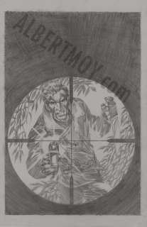 Mike Grell - jon sable: bloodtrail issue 4 page cover