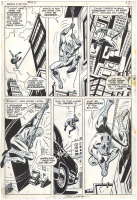 John Romita Sr. - Amazing Spider-Man #83 p13 (Signed)