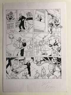 Spider-Man Original art - Tower Of Power - #30 page 4 by Richard Elson (signed) - Loose page - Original art - (2008)