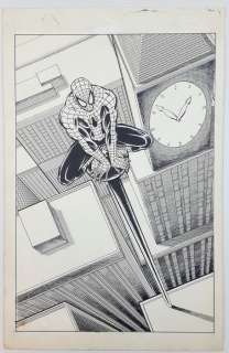Spider-Man - Alan Kupperberg - Original Illustr. "Spider-Man Merchandising Pin-Up" - Loose page - First edition | Catawiki