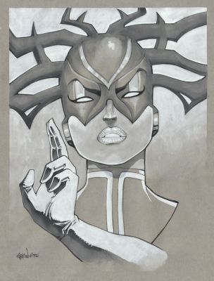 Rb White | Hela Illustration 9x12 | Raremarq (Buy It Now)