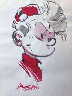 Munuera, José-Luis - Dessin original couleur - Spirou | Catawiki