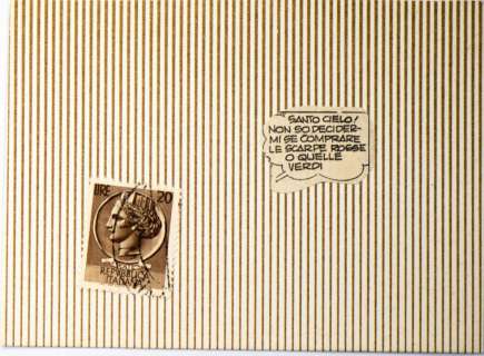 PIGNOTTI LAMBERTO (n. 1926) - Stamp "Santo cielo" | Capitolium Art