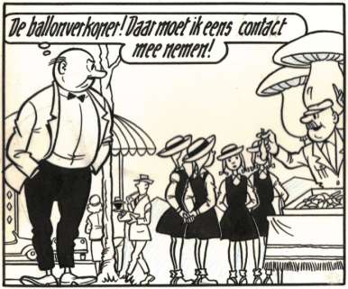 Suske en Wiske - De zingende zwammen / Les Champignons chanteurs - Originele pagina - (p.17) - met luxe groot formaat hc - (1960/2020) | Catawiki