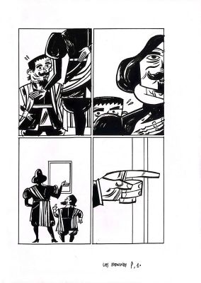Javier Olivares | Las Meninas página 1 | The Comic Art Agency