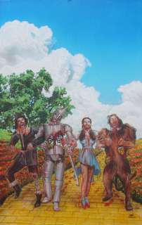Matt Busch - The Wizard of Oz Zombie Parody - the Walking Dead of Oz Painted Art - Signed