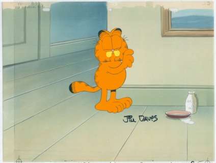 Garfield and Friends - full set animation art, Jim Davis signed - First edition - (1988/1994) | Catawiki
