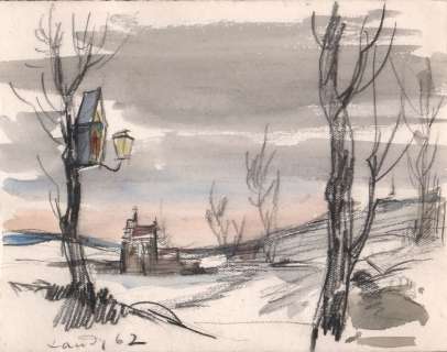 Laudy | Illustration au crayon gras et Ã  l’aquarelleÂ ré… | Banque Dessinée