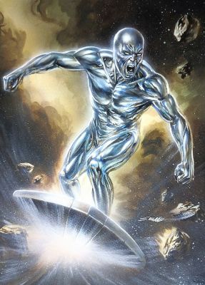 Manu Silva | 3silver Surfer acrylics original ART 10x16 by Manu Silva | Raremarq (Buy It Now)