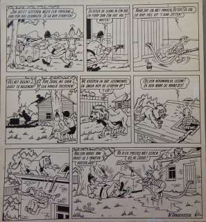 Vandersteen, Willy - Originele pagina - De vrolijke Bengels met Suske en Wiske - Size 31 x 25 cm. - (1950) | Catawiki