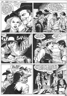 Stefano Andreucci - Tex n. 628 - Tavola Originale "Una donna in ostaggio" - Loose page - (2016)