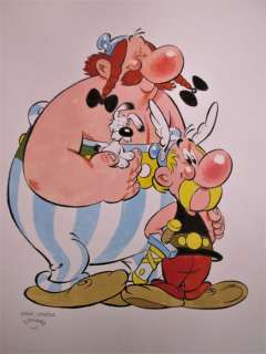 Frisano, Thomas - Dessin original couleur - Hommage Ã  Uderzo - Asterix | Catawiki