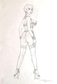 Roberto Baldazzini - Studio originale - Loose page | Catawiki