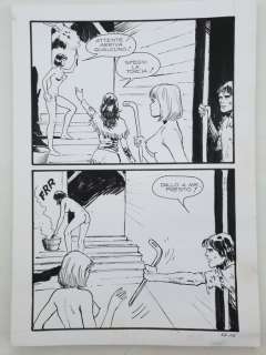 Milo Manara, Jolanda n. 57 - Planche originale page 112 - Loose page - (1973) | Catawiki