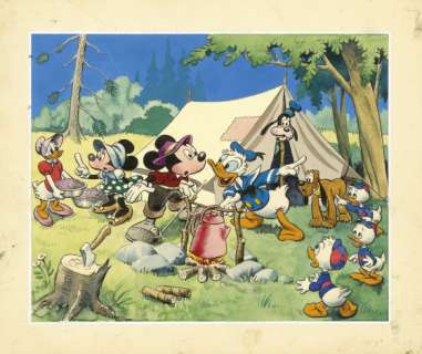Walt Disney Studios | Mickey, Donald et Cie au camping | Artcurial