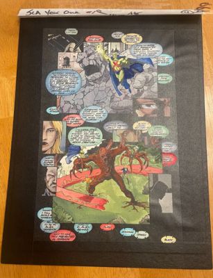 JLA YEAR ONE #1 comic art color guide 1998 TREE CREATURE MARTIAN MANHUNTER | eBay US (Buy It Now)