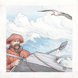 Blanc-Dumont | Illustration Ã  l’encre de Chine et Ã  l’aquarelle… | Banque Dessinée