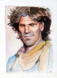 Gir (Jean Giraud Dit) | GIR Blueberry. Encre de Chine et encres de couleurs pour ce magnifique | Coutau Bégarie