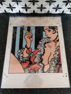 Corto Maltese - Planche d’imprimerie avec son bleu de coloriage corto Maltese - Different editions | Catawiki