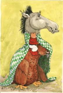 Jean Dulieu: Originele aquarel Paulus de Boskabouter