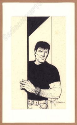 Coria Dessin Original Bob Morane l’Entrebâillement 14,9x25,3cm | eBay Europe (Buy It Now)