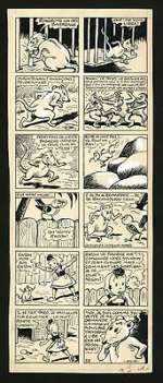 Cuvillier, Maurice - Planche originale - Sylvain et Sylvette - Ouf ! Me voici libre - (1953)