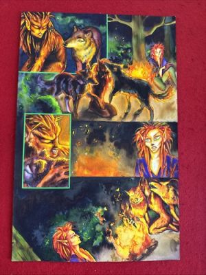 Elfquest Blood Of Ten Chiefs #1 Page 11 Original Comic Art Janine Johnston 1993 | eBay US