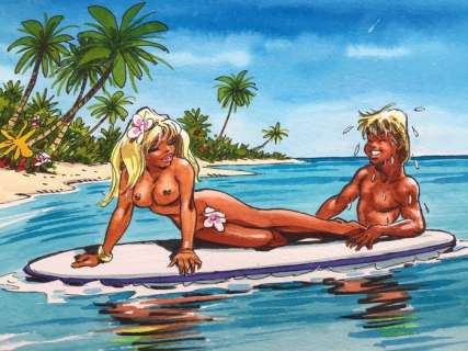 Dany - Dessin original couleur - Olivier Rameau et Colombe | Catawiki