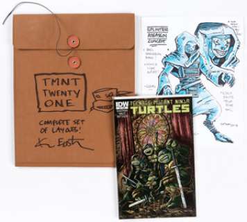 Kevin Eastman Teenage Mutant Ninja Turtles #21 Preliminary Layouts and Concept Original Art and more (IDW, 2013). An - | Heritage
