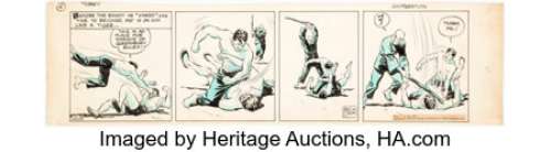 Caniff, Milton | Milton Caniff Terry and the Pirates Daily Comic Strip Original Art dated 11-5-36 (Chicago Tribune/ N.Y. News Syndi... | Heritage