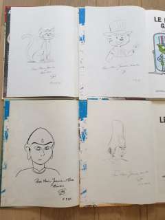 Le Scrameustache - 4x albums dédicacés - Hardcover - First edition - (1993/2003) | Catawiki