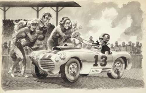 Davis, Jack | Jack Davis Humbug #1 Page 28 Unpublished Gag Illustration Original Art (Humbug Publications, 1957).... | Heritage