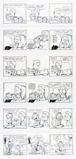 Jim Davis | Garfield Consecutive Daily Comic Strip Original Art Group of 6 (PAWS, 1996). (Total: 6 Original Art) | Heritage