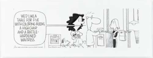 Rick Kirkman And Jerry Scott | Baby Blues Daily Comic Strip Original Art dated 1-6-07 (King Features Syndicate, 2007). | Heritage