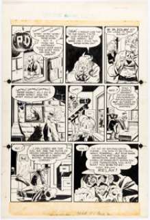 Will Eisner The Spirit Section Story Page 2 Original Art dated 3-5-1950 (Register and Tribune Syndicate, 1950). | Heritage