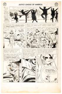 Mike Sekowsky and Bernard Sachs Justice League of America #16 Story Page 3 Original Art (DC, 1962). | Heritage