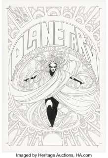 John Cassaday Planetary #21 Cover Original Art (DC/Wildstorm, 2004).