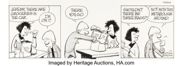 Jerry Scott and Jim Borgman Zits Daily Comic Strip Original Art dated 1-18-14 (King Features Syndicate, 2014). | Heritage